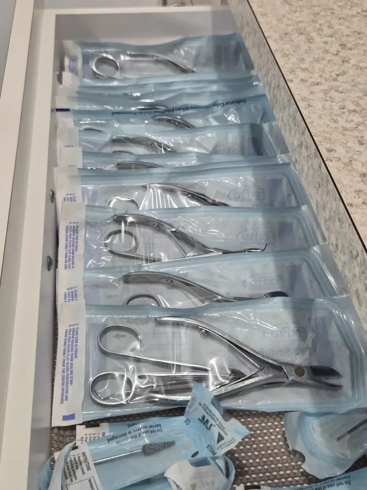 Private sterile foot care solution room at MediPedi in Troy